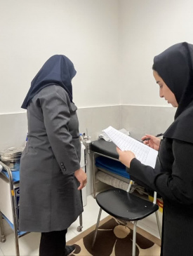 انجام پایش تخصصی در خانه بهداشت فیض‌آباد