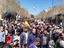حضور پرسنل شبکه بهداشت و درمان ، بیمارستان امام سجاد(ع) وفوریتهای پزشکی شهرستان آشتیان در روز قدس