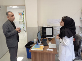 بازدید رئیس مرکز بهداشت از درمانگاه شهید کاشفی و خانه بهداشت گرکان