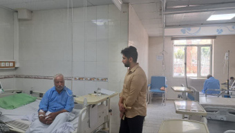 بازدید مدیر شبکه بهداشت و درمان از بیمارستان امام سجاد (ع) شهرستان آشتیان