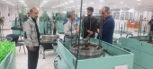 بازدید از بخش تولیدی کارخانه آوا پزشک شهرستان آشتیان