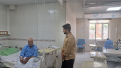 بازدید مدیر شبکه بهداشت و درمان از بیمارستان امام سجاد (ع) شهرستان آشتیان