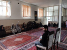 دیدار مدیر شبکه بهداشت و درمان شهرستان آشتیان با مردم روستای فیض‌آباد