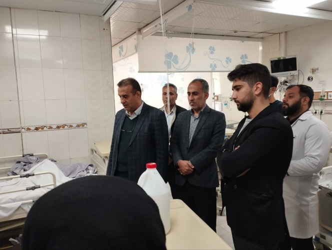 بازدید رئیس دانشگاه علوم پزشکی اراک از بیمارستان امام سجاد(ع) آشتیان