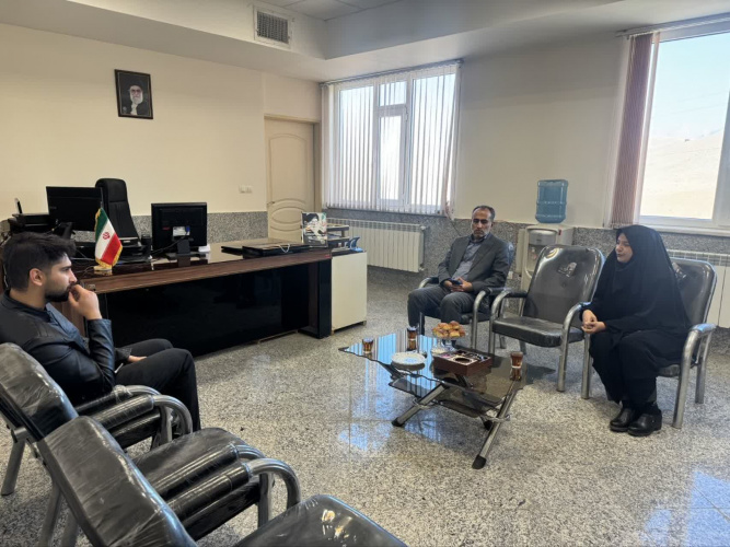 دیدار سرپرست شبکه بهداشت و درمان شهرستان آشتیان با سرپرست جدید دانشگاه ملی و مهارت شهرستان