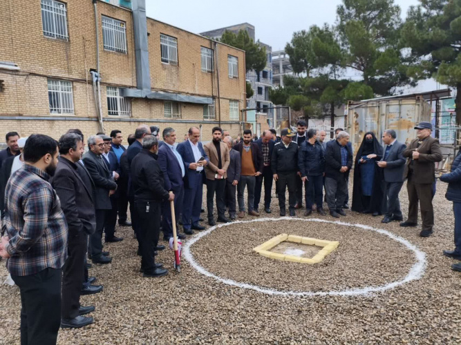 آیین کلنگ‌زنی طرح توسعه بیمارستان امام سجاد(ع) آشتیان