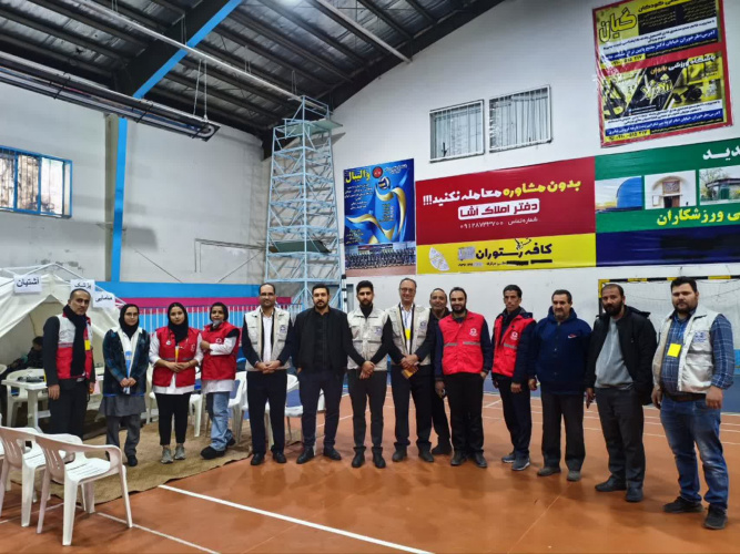 برگزاری مانور حمله هوایی در شهرستان تفرش