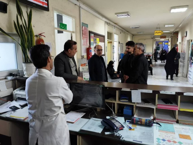 بازدید رییس دانشگاه علوم پزشکی از بیمارستان امام سجاد (ع) شهرستان آشتیان