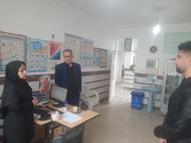 بازدید مدیر  شبکه بهداشت از مراکز خدمات جامع شهرستان آشتیان