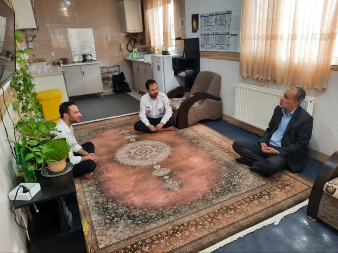 بازدید نوروزی رئیس مرکز بهداشت شهرستان آشتیان