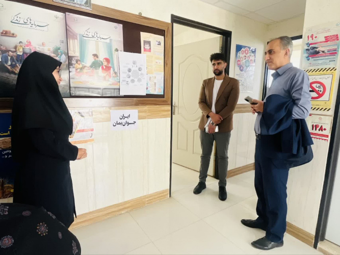 بازدید مدیر شبکه بهداشت و درمان و رئیس مرکز بهداشت از خانه‌های بهداشت سقرجوق و زرنوشه