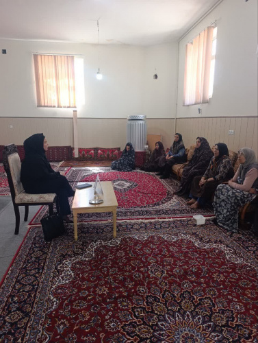 برگزاری جلسه آموزشی «پیشگیری از مصرف خودسرانه دارو و مدیریت بیماری‌های مزمن» در روستای فیض‌آباد