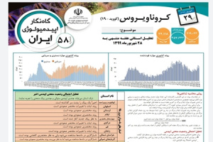 از سوی کمیته اپیدمیولوژی وزارت بهداشت صورت گرفت: انتشار گزارش گاه نگار اپیدمیولوژی بیماری کرونا