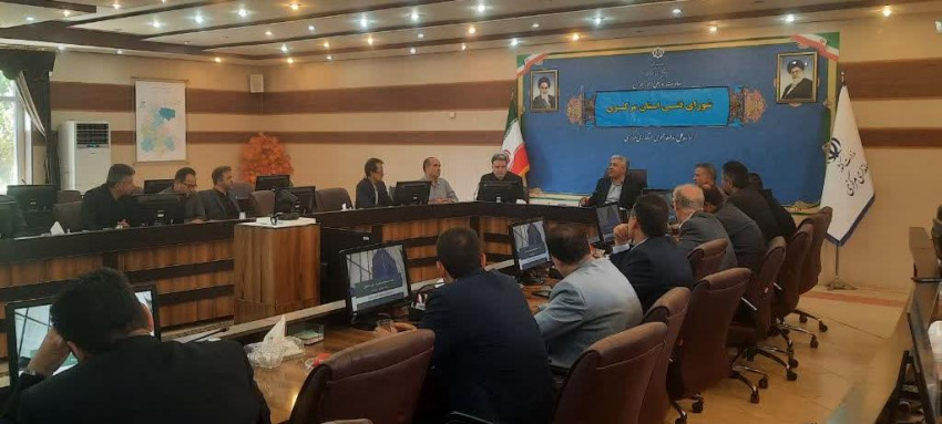 برگزاری جلسه شورای فنی استان باحضور معاون محترم عمرانی استاندار