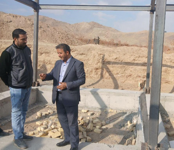 اجرای اسکلت ساختمان رفاهی سایت پیامبر اعظم (س)