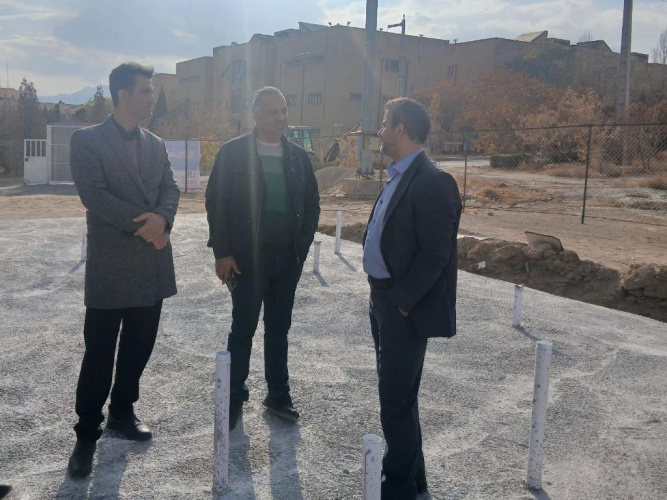 اجرای فنداسیون ساختمان آموزشی سایت پیامبر اعظم (س)