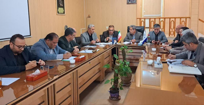 برگزاری جلسه انتقال مالکیت زمین بیمارستان شبکه شازند