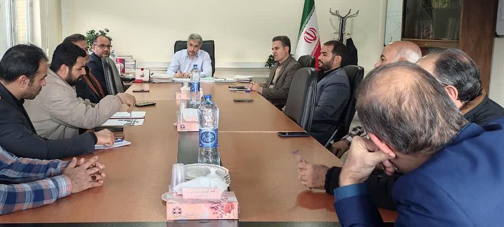 جلسه ساماندهی پرسنل تاسیسات دانشگاه علوم پزشکی اراک