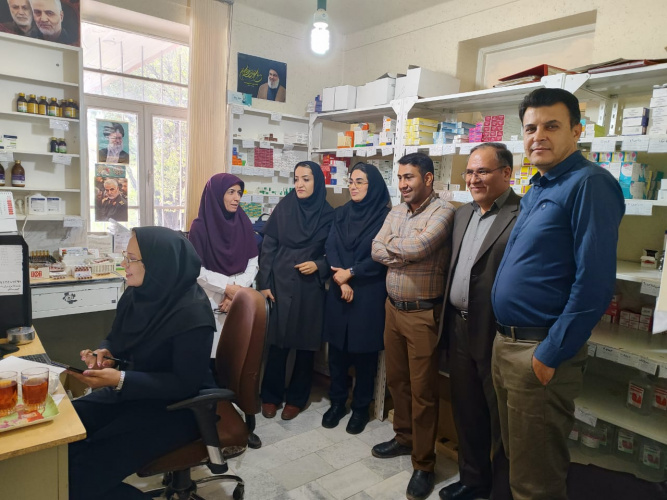 بازدید از درمانگاه های شبکه بهداشت و درمان دلیجان