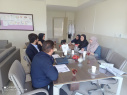 جلسه بررسی نیروی انسانی بیمارستان و شبکه بهداشت تفرش