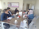 جلسه بررسی نیروی انسانی بیمارستان و شبکه بهداشت تفرش