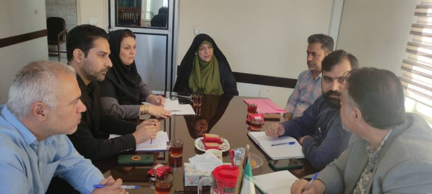 جلسه بررسی وضعیت نیروی انسانی مجموعه شبکه بهداشت شهرستان محلات