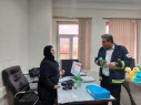تجلیل رئیس اورژانس ۱۱۵ استان مرکزی از همکاران خانم به مناسبت ولادت حضرت زهرا (س) و روز زن