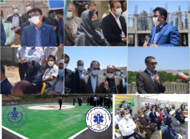 افتتاح پد اورژانس هوایی شهر هندودر به همت خیرین گرانقدر آقایان حاج اصغر و حاج جعفر قدبیگی