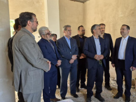 بازدید مسئولین ارشد استان مرکزی و شهرستان شازند از روند اجرای پایگاه اورژانس شهری شماره ۲ شهر شازند