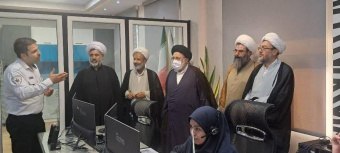 بازدید مسئولین و اساتید حوزه‌ علمیه استان مرکزی از مرکز فوریت‌های پزشکی استان مرکزی