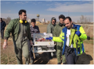 اعزام هوایی کودک ۳ ماهه آشتیانی به بیمارستان حضرت ولیعصر(عج)