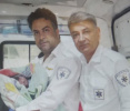 طنین صدای زندگی نوزاد امان آبادی در آمبولانس اورژانس ۱۱۵