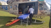 اعزام هوایی خانم ۵۳ ساله به بیمارستان حضرت ولیعصر(عج)