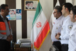 تقدیر رئیس اورژانس ۱۱۵ استان مرکزی از رئیس اداره راهداری و حمل و نقل جادهای شهرستان خنداب