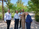بازدید از محل جانمایی ساختمان پایگاه اورژانس شماره ۲ شهری دلیجان