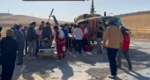 سقوط بالگرد هلالاحمر در اشترانکوه ازنا؛ ۸ مصدوم و ۲ فوتی با بالگرد اورژانس هوایی استان مرکزی منتقل شدند
