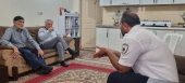 دیدار مدیر اورژانس پیشبیمارستانی شهرستان کمیجان با خیرین