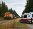 برخورد قطار با عابر در پل چهار چشمه اراک