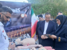 بازدید فرماندار کلانشهر اراک از غرفه اورژانس پیش‌بیمارستانی استان مرکزی در رویداد «شب علم»