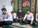 برگزاری مراسم پرفیض زیارت عاشورا در ستاد اورژانس ۱۱۵ استان مرکزی