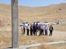 بازدید از محل احداث پایگاه فوریت‌های پزشکی جفتان با حضور رئیس دانشگاه علوم پزشکی اراک