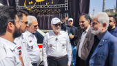 بازدید رئیس کمیسیون بهداشت و درمان مجلس شورای اسلامی و از تیم اعزامی اورژانس استان مرکزی به مشهد مقدس