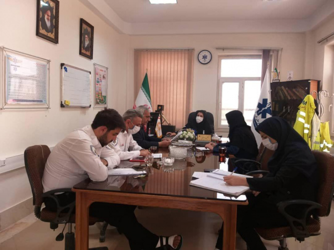 جلسه کمیته فنی اورژانس استان مرکزی