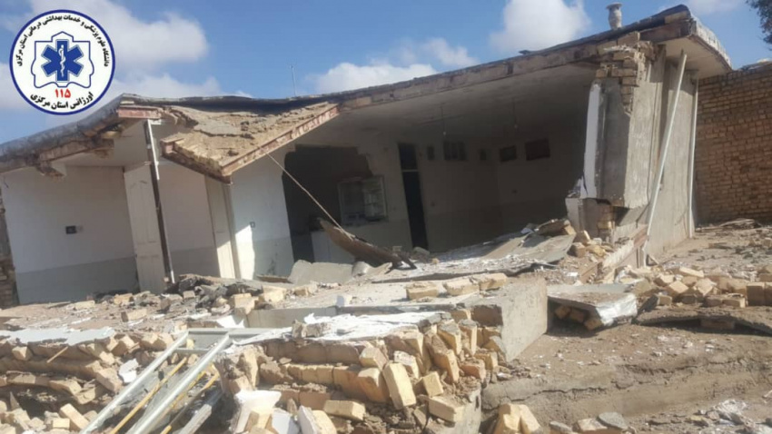 انفجار شدید منزل مسکونی در روستای خسروبیگ از توابع شهرستان کمیجان .