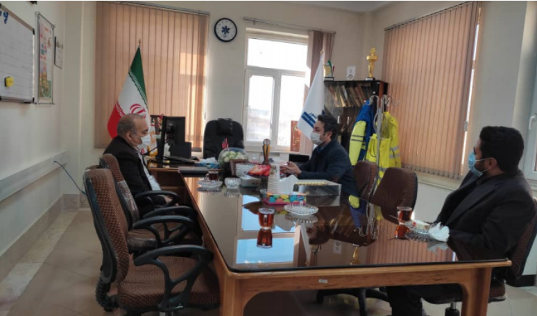 دیدار رئیس نظام پرستاری اراک با سرپرست اورژانس ۱۱۵ استان مرکزی