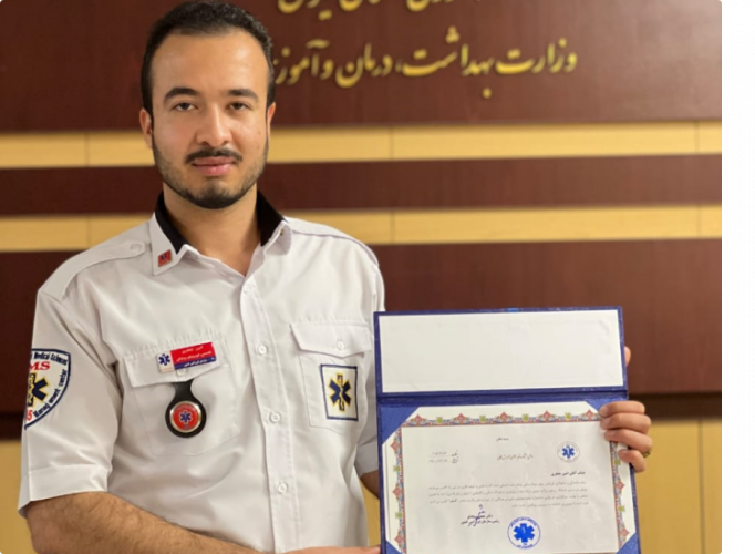 افتخاری دیگر در کارنامه زرین اورژانس ۱۱۵ استان مرکزی