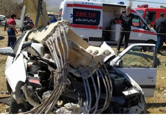 واژگونی خودرو پژو پارس یک کشته و پنج مصدوم بر جای گذاشت.