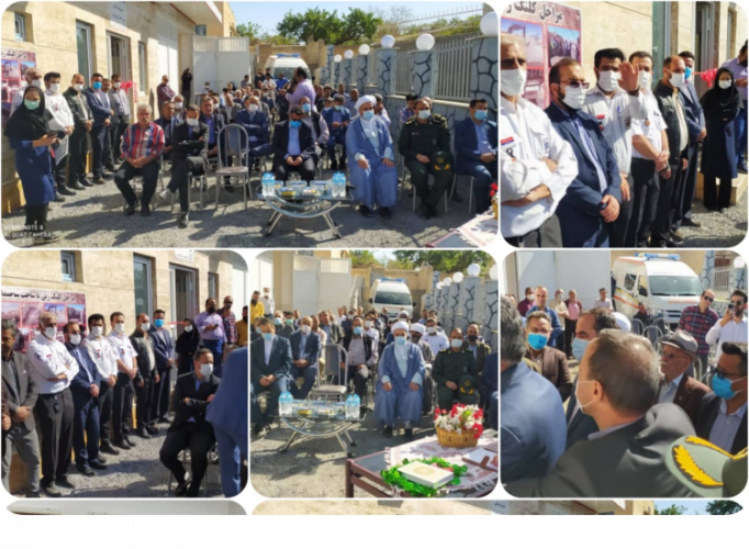 افتتاح ساختمان جدید پایگاه اورژانس ۱۱۵ شهراب شهرستان تفرش