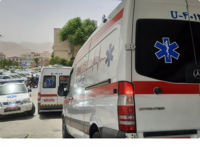 بازدید از فرآیند تحویل بیمار به مراکز درمانی شهرستان اراک