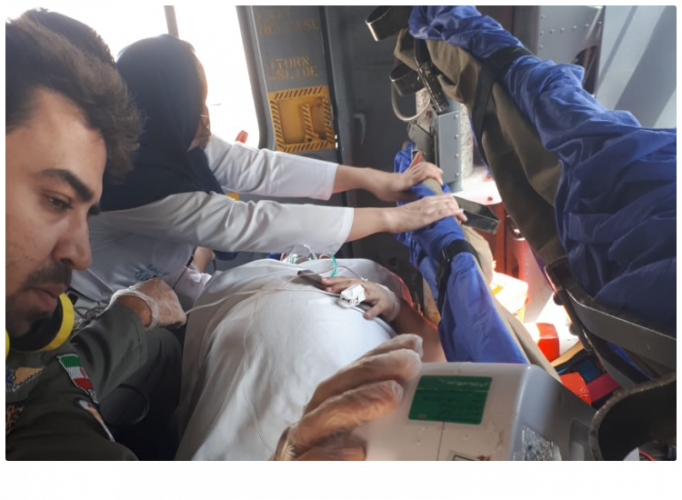 بالگرد اورژانس هوایی استان برای نجات جان مادر باردار ۲۹ ساله به شهرستان ساوه اعزام شد.